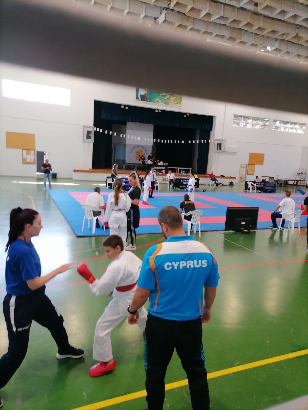 Karate training photo