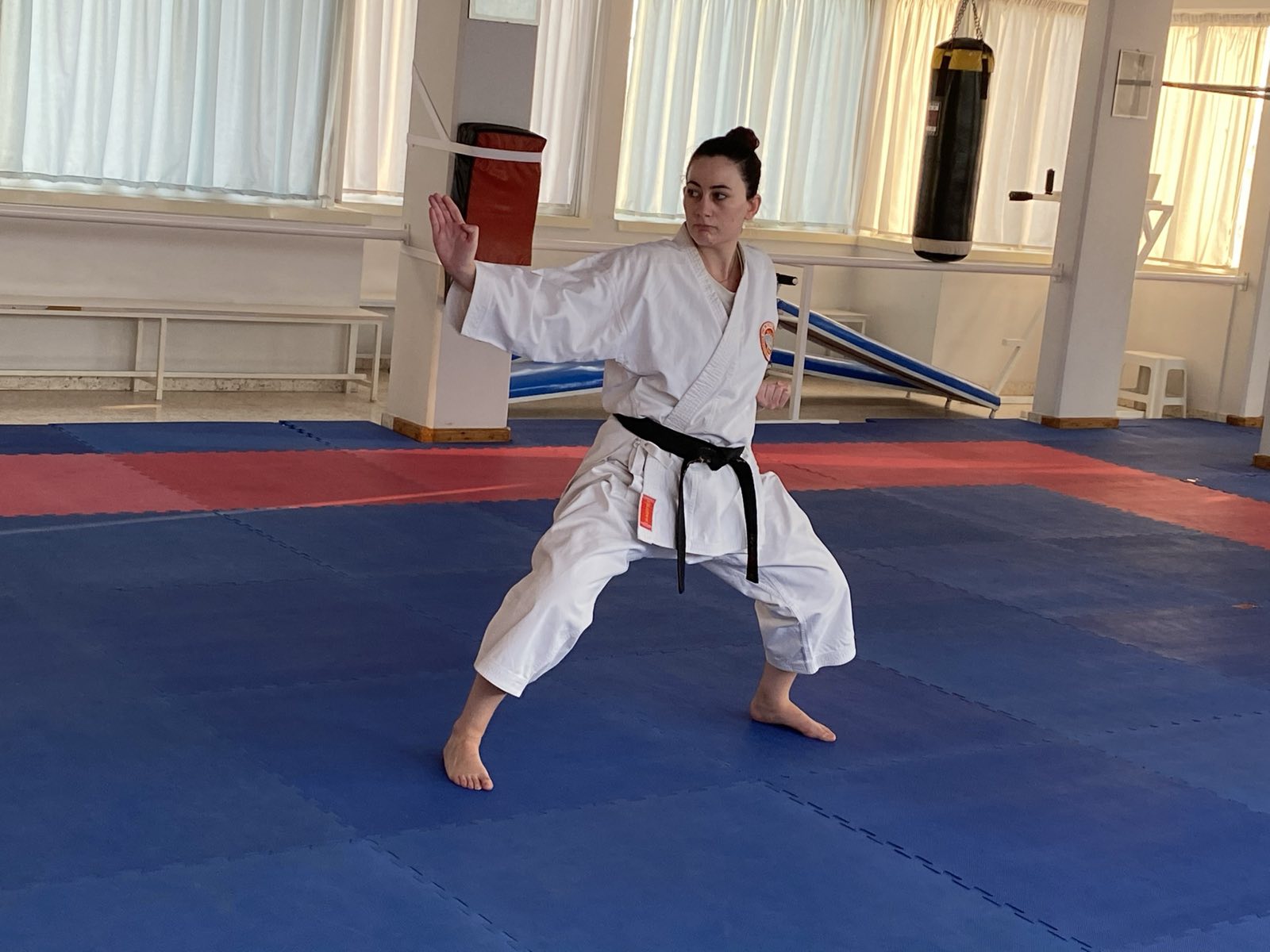 Karate training photo