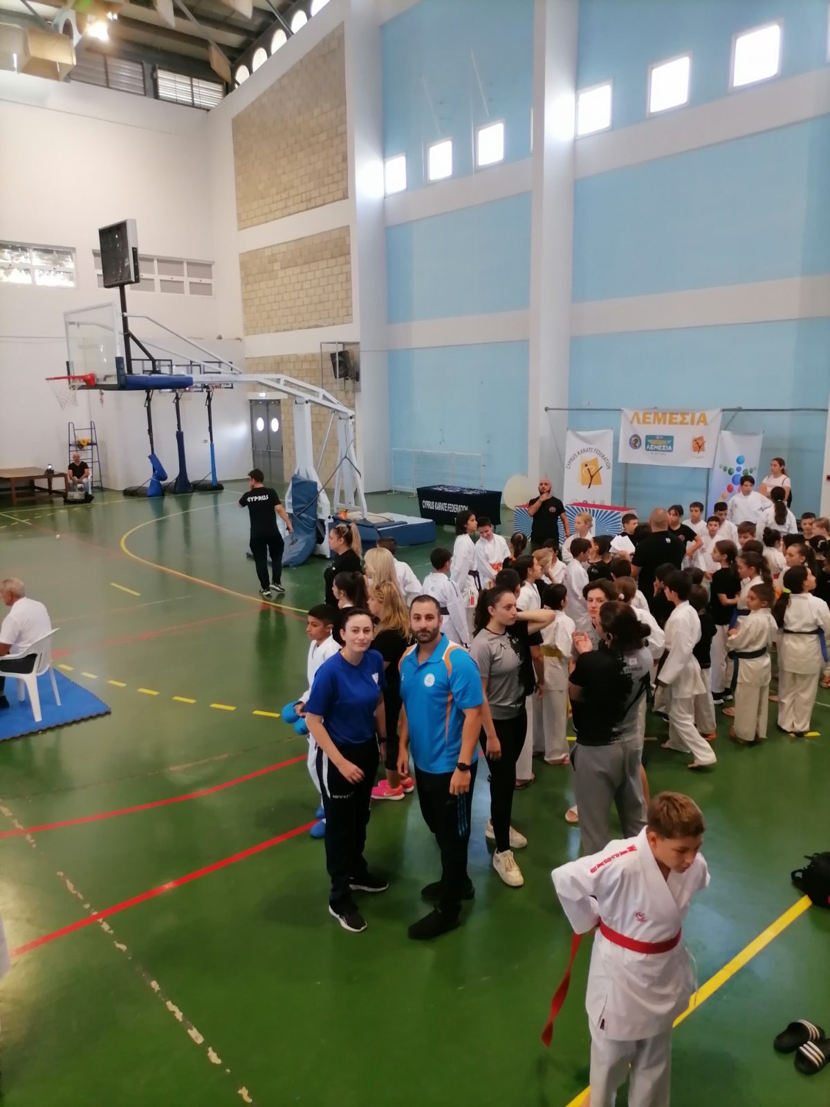 Karate training photo