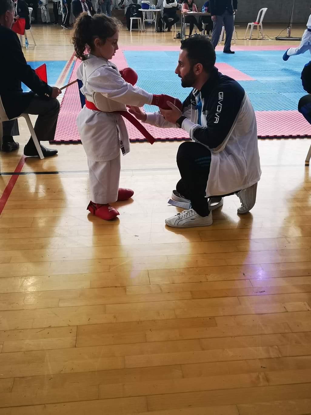 Karate training photo